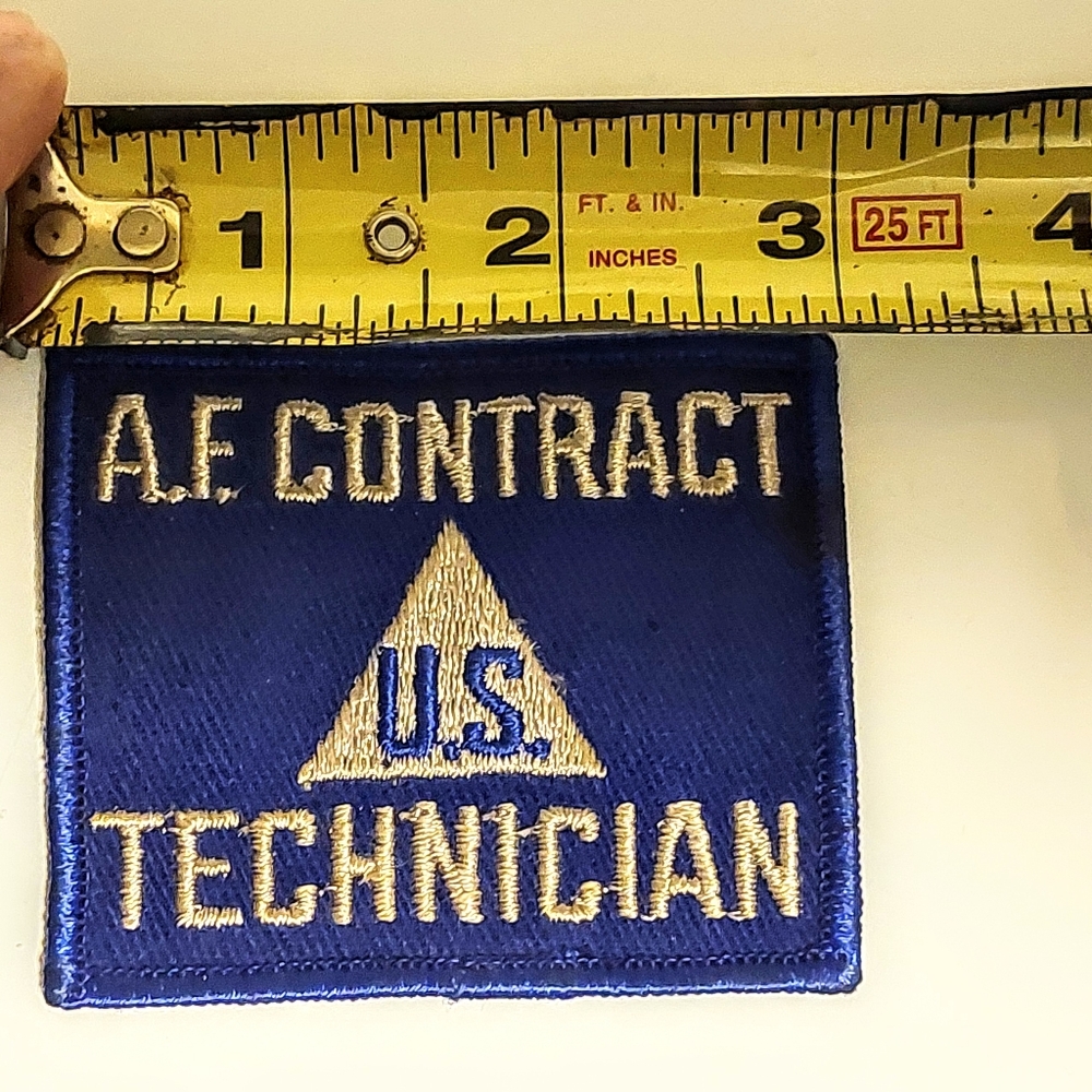 Usaf Af Contract Technician Patch - image 1